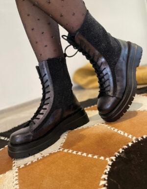 Bottines Guilia03 Nero Vintage