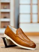 Mocassins en cuir TE11 CAMEL