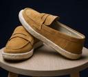 MOCASSIN FEMME HALFA -HLF DAIM MARRON