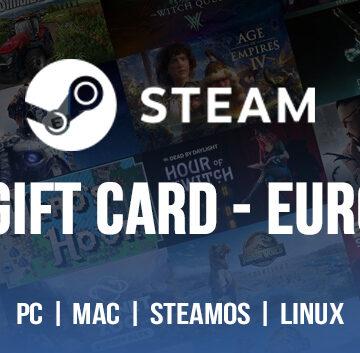 Carte Steam en compte en EURO