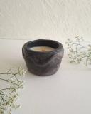 Anaspika Bougie artisanale rechargeable ECLIPSE ELEGANCE Jasmin & poterie Sejnane