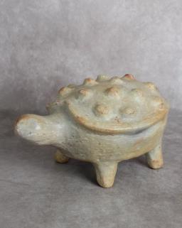 Anaspika Tortue poterie de Sejnane fait main TORTUSAGE Sculpture terre cuite