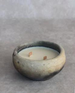 MIX MOON Bougie parfumée artisanale en terre cuite cire de soja & jasmin