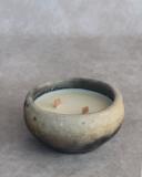 Anaspika Bougie artisanale fait main jasmin MIX MOON Poterie de Sejnane