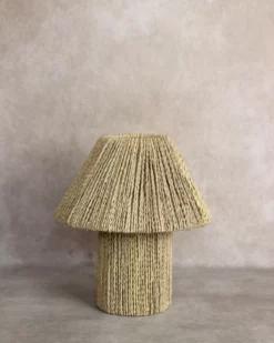 DORI Lampe artisanale en fibres naturelles tressées Fait main