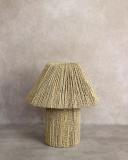 Anaspika Lampe artisanale en fibres naturelles DORI Fait main en