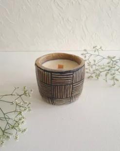 Azetta Bougie parfumée artisanale Cire de Soja & jasmin