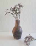 Anaspika Vase céramique noire artisanale SENZA Poterie de Sejnane