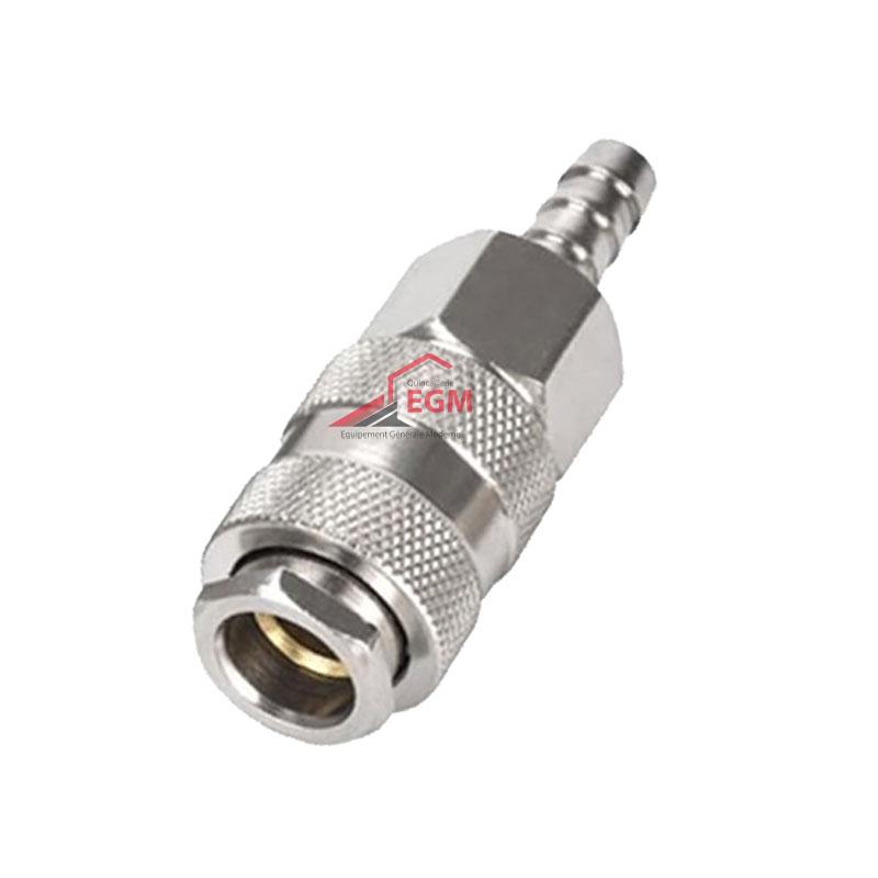PNEUMATIQUE Raccord D'ACCOUPLEMENT RAPIDE CHROMÉ TUBE