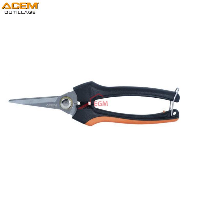 FLEUR Secateur FRUIT ERGONOMIQUE LAME DROIT EN INOX 324 ACEM