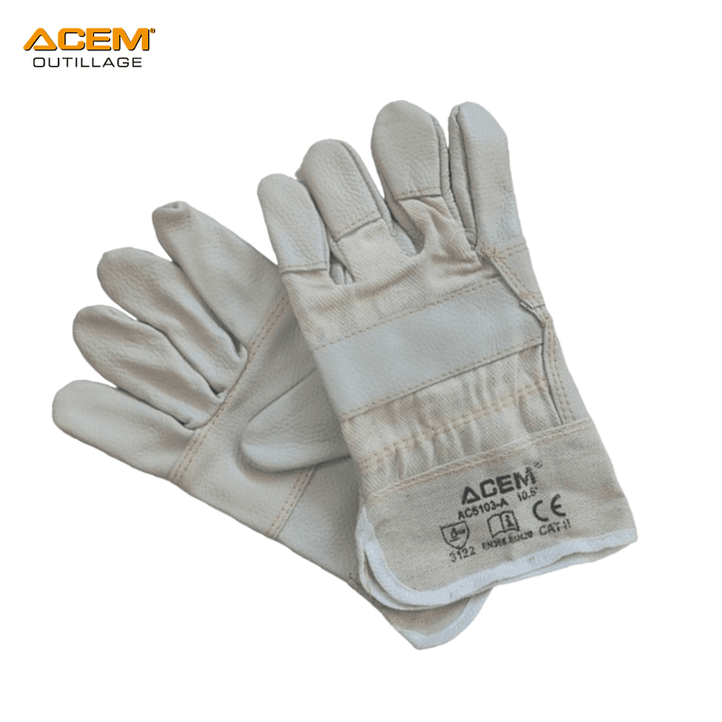 CUIRE Gant SOUPLE+TOILE 10.5" AC 5103 ACEM