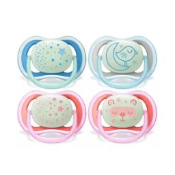 AVENT AVENT SUCETTE NUIT 6-18M *2