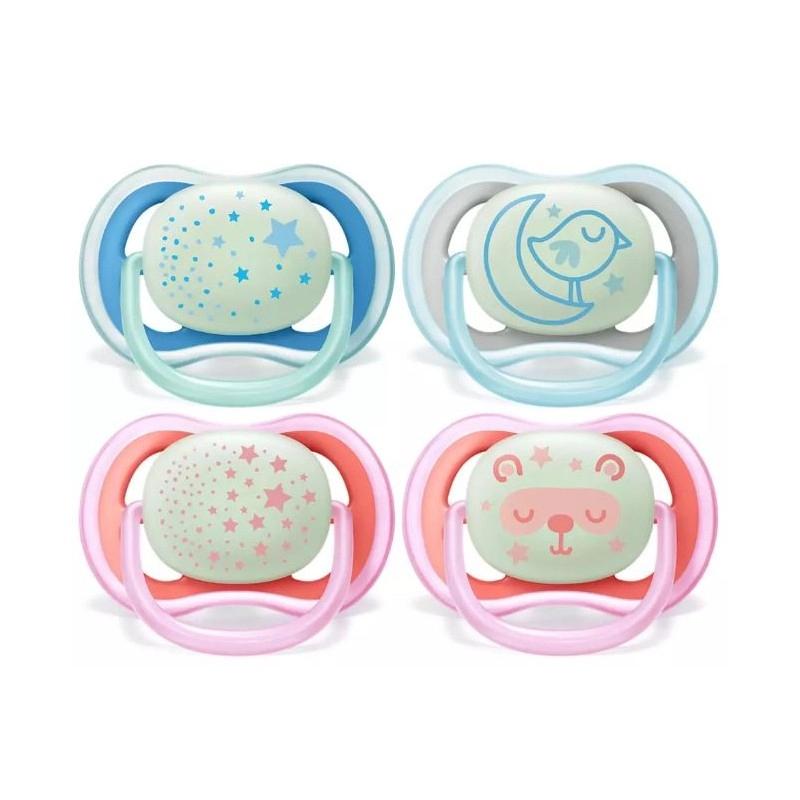 AVENT AVENT SUCETTE NUIT 6-18M *2