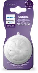AVENT TETINES 1M+ 2T*2 NATURAL