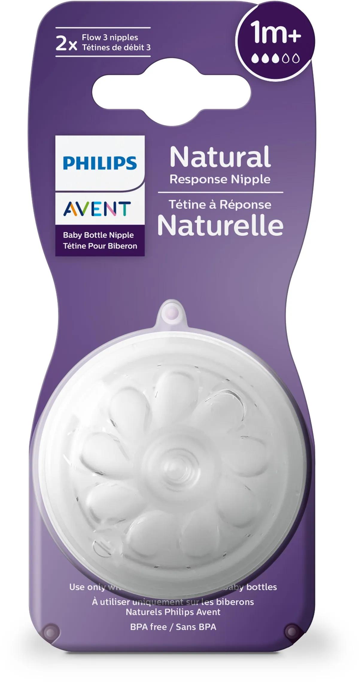 AVENT AVENT TETINES 1M+ 2T*2 NATURAL