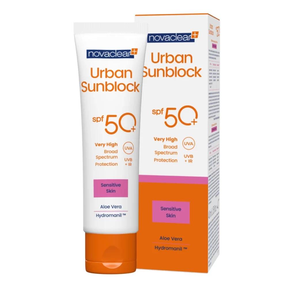 NOVACLEAR URBAN SUNBLOCK SENSITIVE SKIN SPF50+