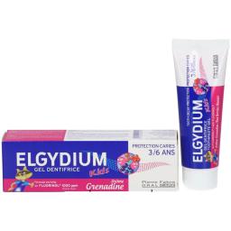 ELGYDIUM ELGYDUIM KIDS GEL DENTIFRICE PROCTION CARIES 3 6 ANS GRENADINE
