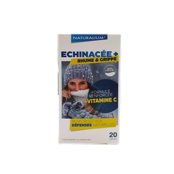 NATURALIUM ECHINACEE PLUS RHUME GRIPPE 20 GELULES