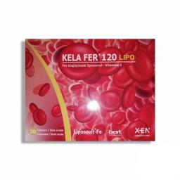 XEN LABORATOIRE LABORATOIRE KELA FER 120 MG LIPO 30 CAPSULES