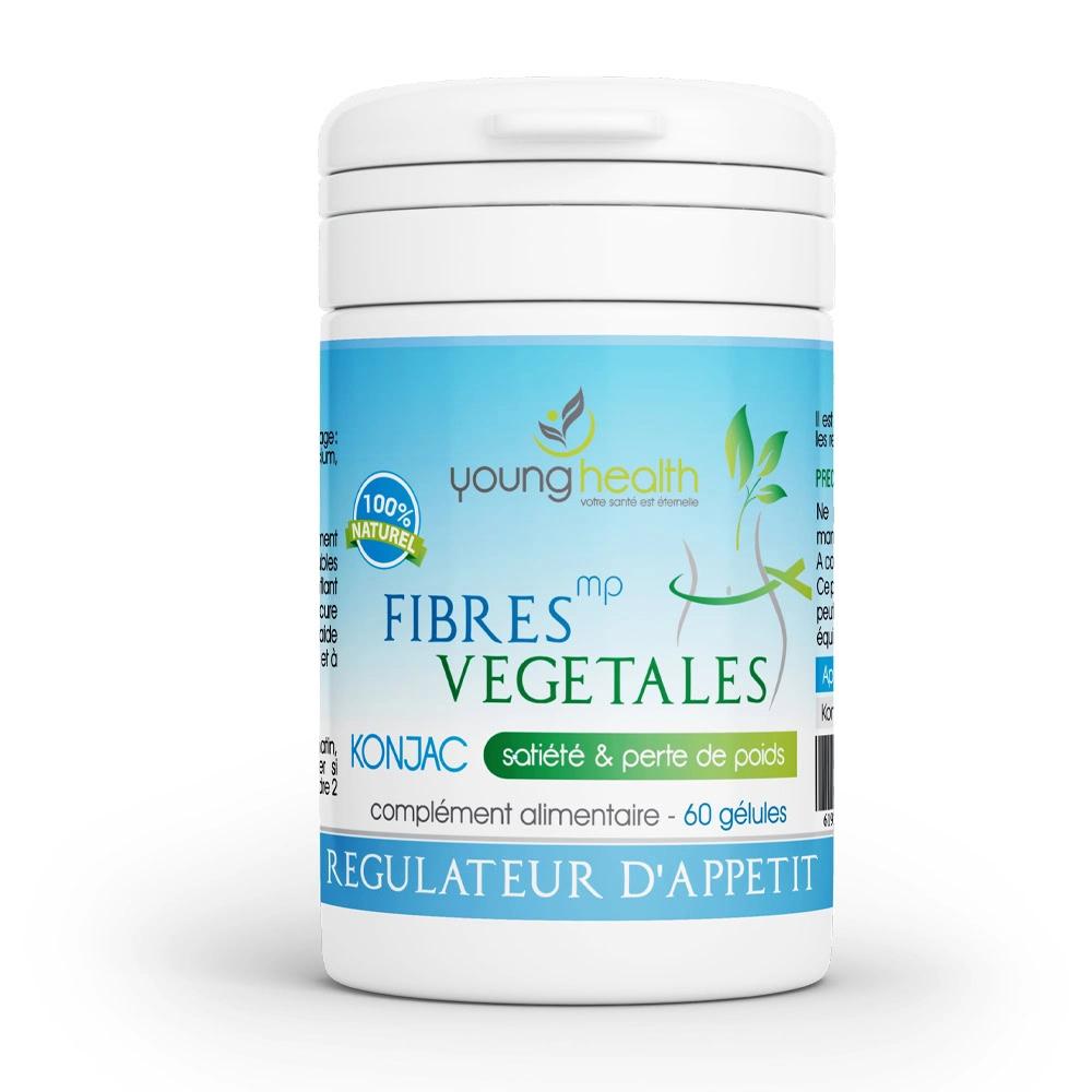 young health health FIBRES VEGETAL KONJAC 60 GELULES