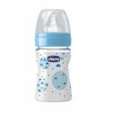 chicco BIBERON EN PLASTIQUE BLEU 202112