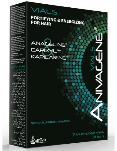 ANIVAGENE Vials fortifiant & énergisant pour cheveux 7 doses
