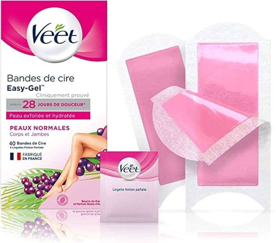 Veet 12 Bandes de Cire Corps Jambes