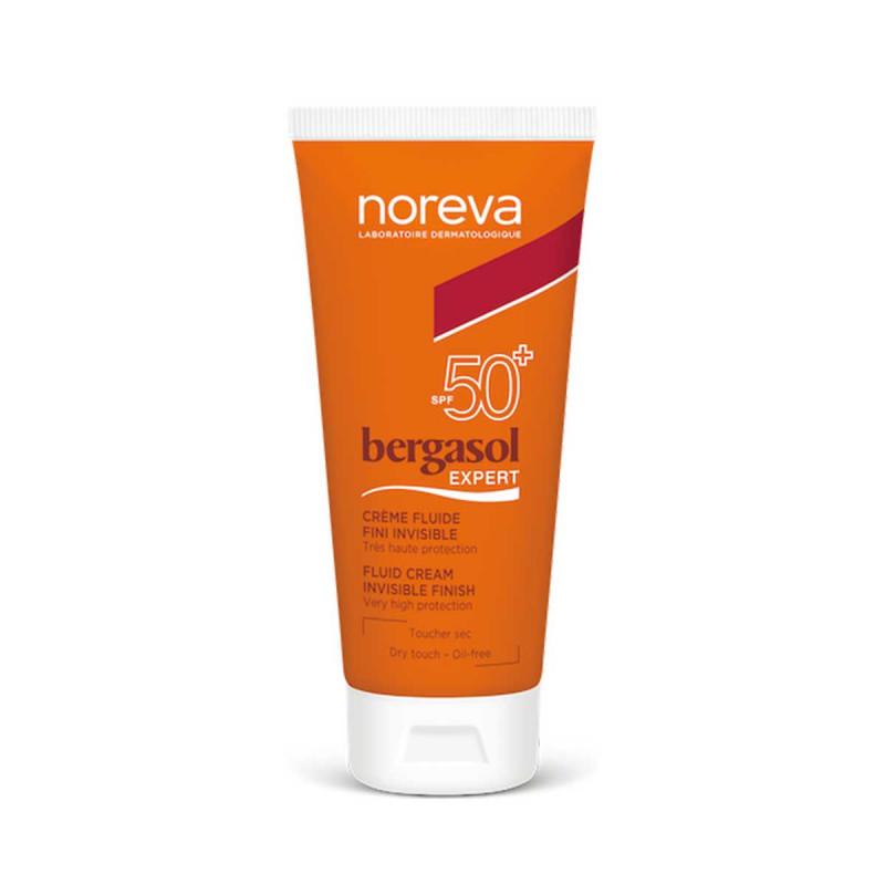 noreva BERGASOL CREME FLUIDE INVISIBLE SPF50+