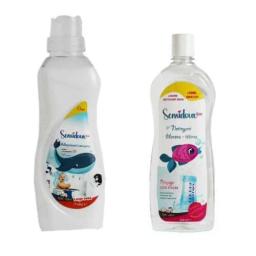 SENSIDOUX BEBE OFFRE SPECIALE ADOUCISSANT CONCENTRE 1 LITRE+LIQUIDE NETTOYANT DOUX