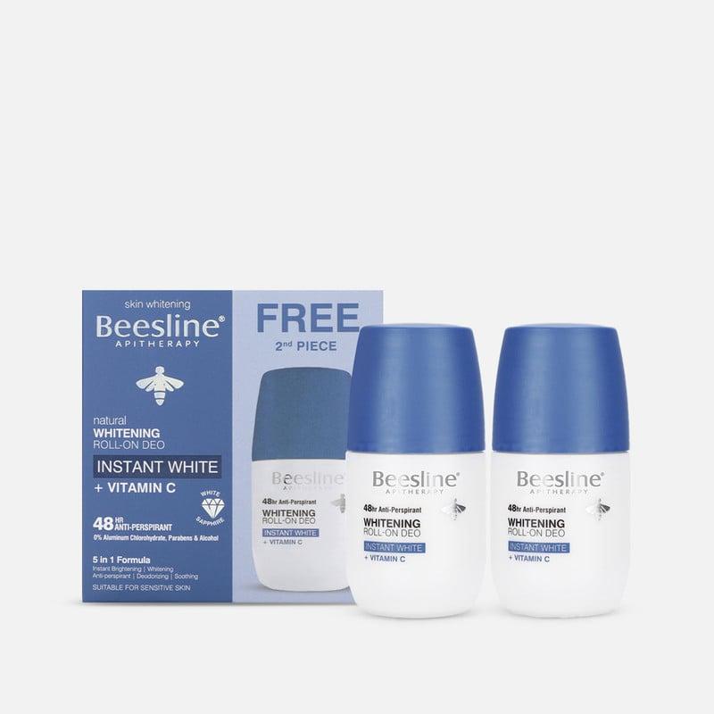 BEESLINE Natural Whitening Roll On Deodorant Instant 2x