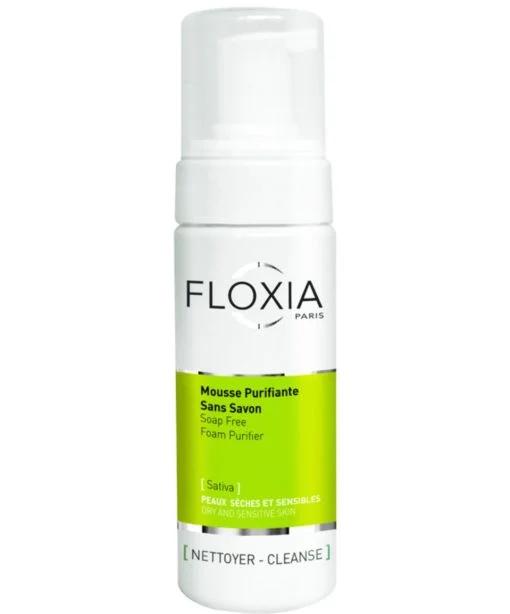 FLOXIA Mousse Puriﬁante Sans Savon Peaux Sèches Sensibles