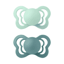 BIBS 2 SUCETTES COUTURE PACIFIER NORDIC ISLAND SEA SIZE 2