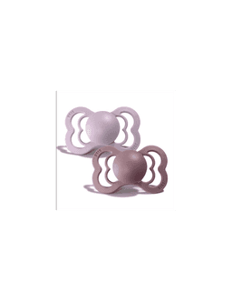 BIBS Sucette Supreme dusky lilac heather 6-18m Lot De 2