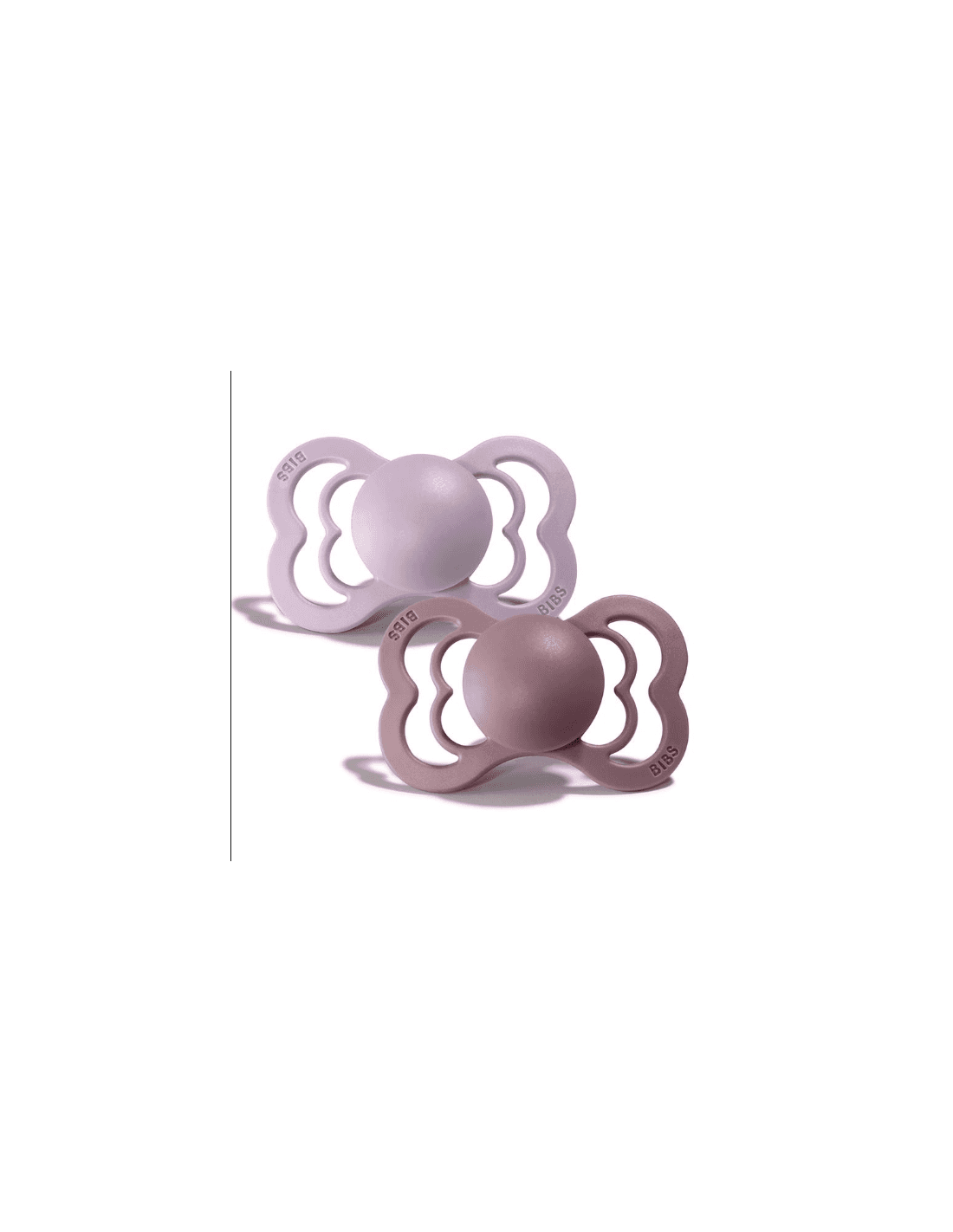 BIBS Sucette Supreme dusky lilac heather 6-18m Lot De 2