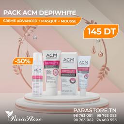 acm PACK DEPIWHITE ADVANCED + MASQUE +MOUSSE NETTOYANTE