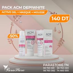 acm PACK DEPIWHITE ACTIVE GEL UNIFIANT+MASQUE+MOUSSE NETTOYANTE