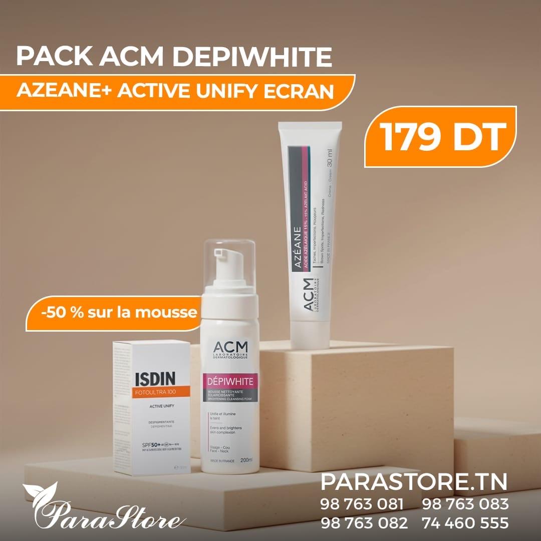 acm acm PACK ACM AZEANE CREME + MOUSSE NETTOYANTE + ACTIVE UNIFY