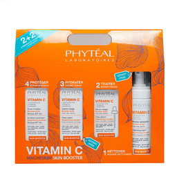 phyteal COFFRET VIT C SERUM + ECRAN VISAGE + VISAGE + MOUSSE NETTOYANTE