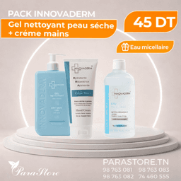 Innovaderm PACK GEL NETTOYANT PEAU SECHE MAINS + EAU MICELLAIRE