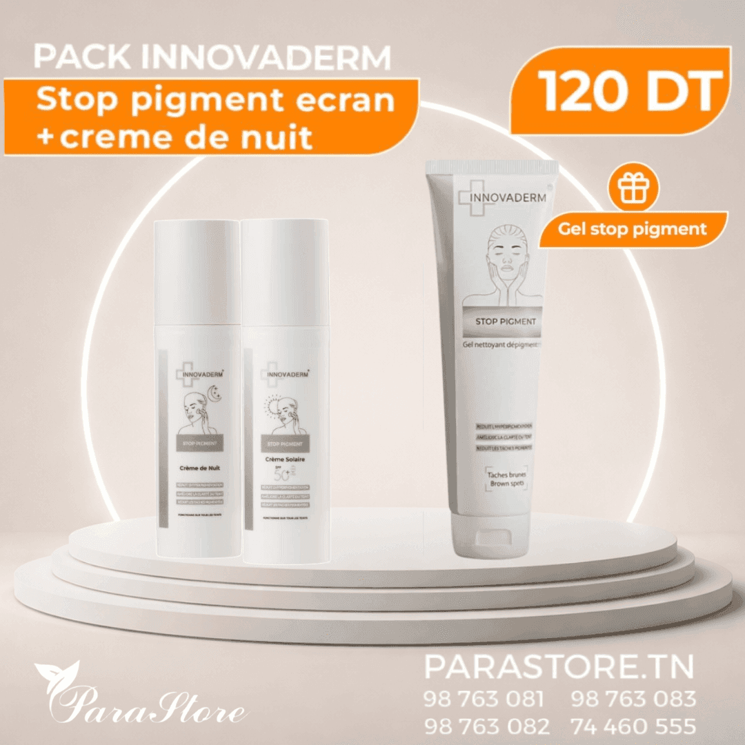 Innovaderm PACK STOP PIGMENT DE JOUR DE NUIT+GEL NETTOYANT