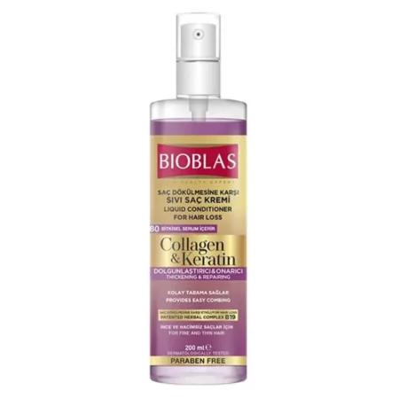 BIOBLAS APRES SHAMPOING LIQUIDE AU COLLAGENE A LA KERATINE