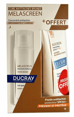 ducray DUO MELASCREEN CONCENTRE ANTI-TACHES + FLUIDE ANTI-TACHES SPF50+