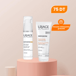 Uriage PACK DEPIDERM ANTI TACHES SOIN DE JOUR SPF50+ + CRÈME MOUSSE NETTOYANTE 100ML ANTI-TACHES