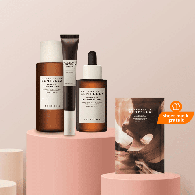 SKIN1004 CENTELLA PROBIO CICA INTENSIVE AMPOULE+ TONER +EYE +MASQUE