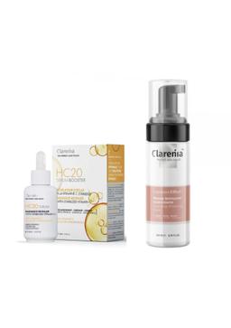 CLARENIA LABORATOIRE LABORATOIRE PACK SERUM BOOSTER HC20 + MOUSSE NETTOYANTE ECLAIRCISSANTE 150ML