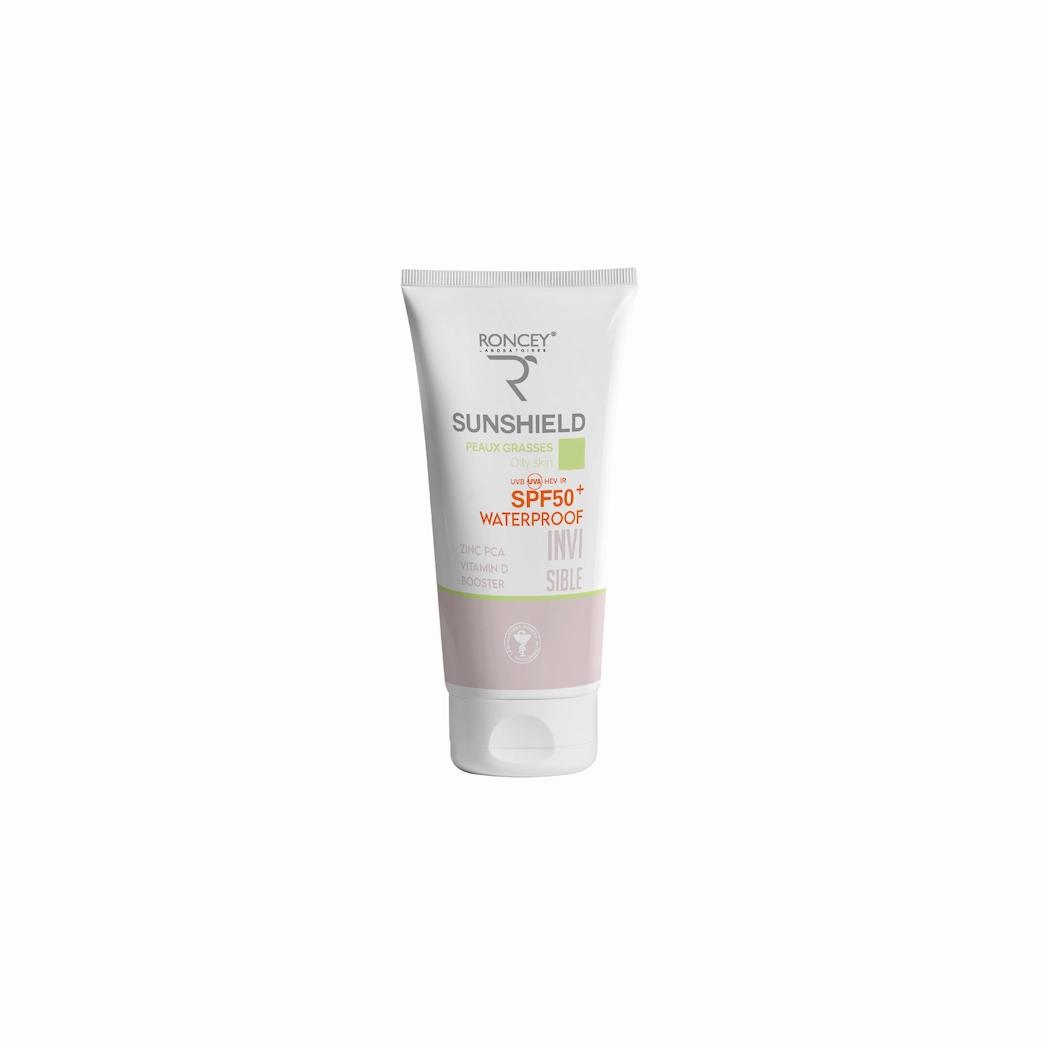 RONCEY DISTRIBUTION DISTRIBUTION SUNSHIELD ECRAN INVISIBLE PEAUX GRASSES SPF50+