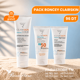 RONCEY DISTRIBUTION DISTRIBUTION PACK CLAIRSKIN + SCRUB
