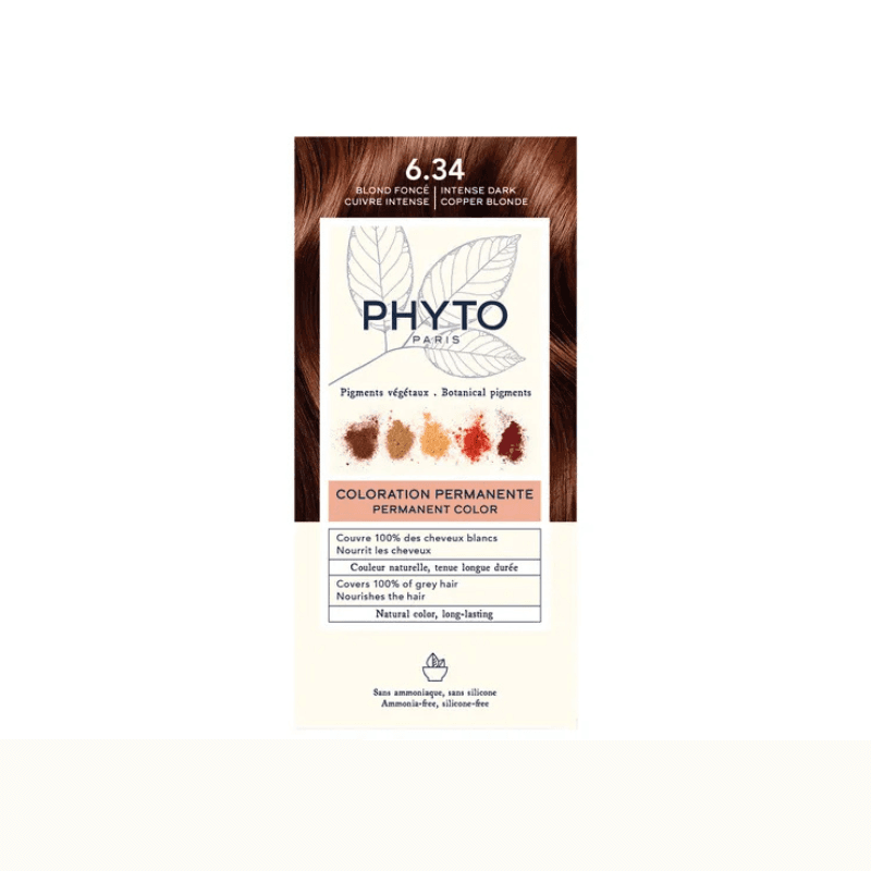 PHYTO COLOR COLOR PHYTOCOLOR 6.34 BLOND FONCE CUIVRE INTENSE