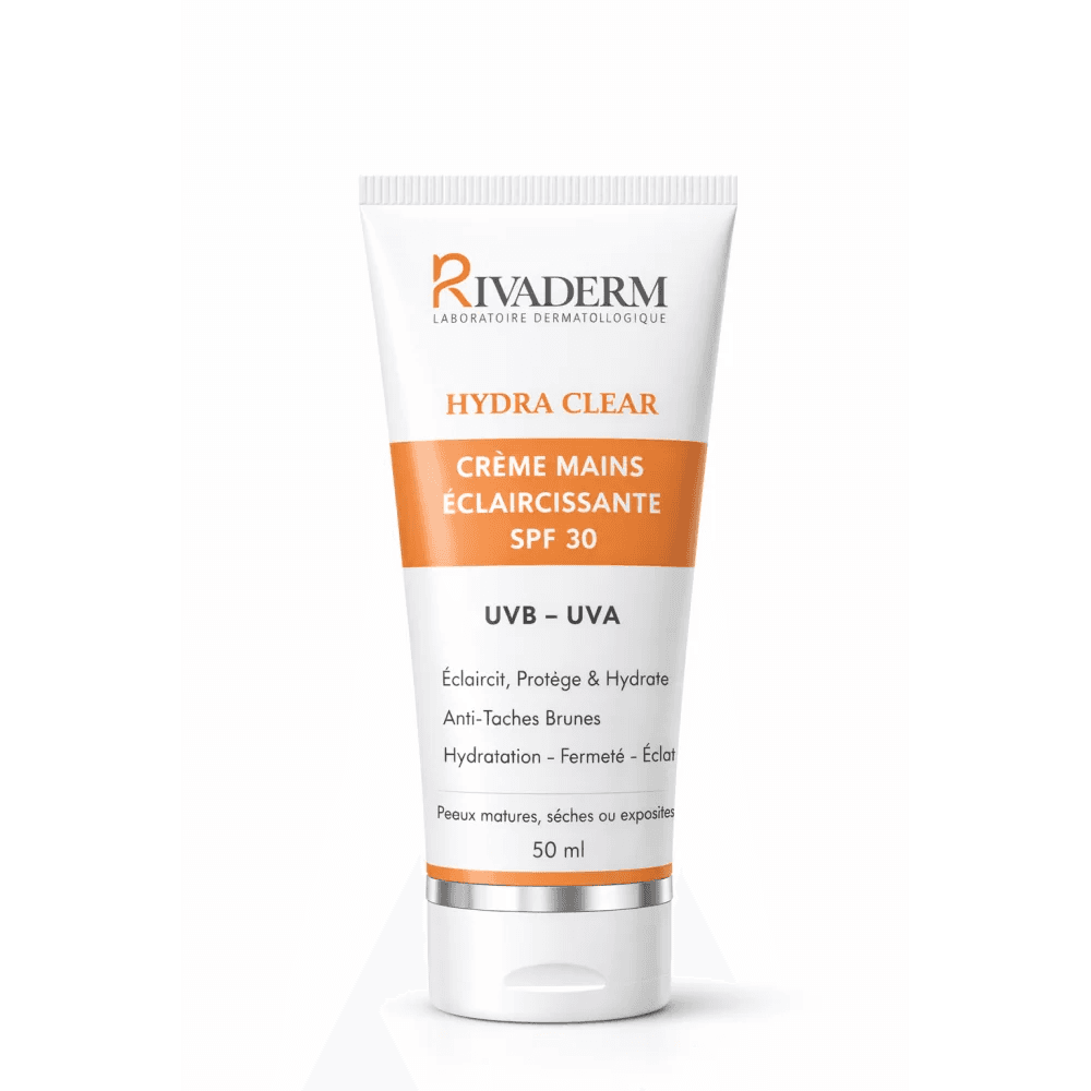 rivaderm HYDRA CLEAR MAINS ECLAIRCISSANTE SPF30