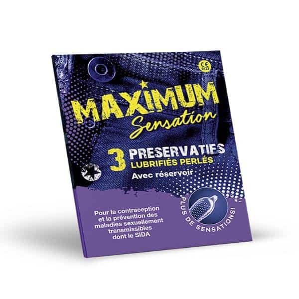 COTUPHA MAXIMUM SENSATION PRESERVATIF BT 3